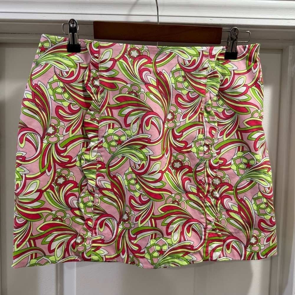 Crown & Ivy Skort Size 6 Scalloped Details